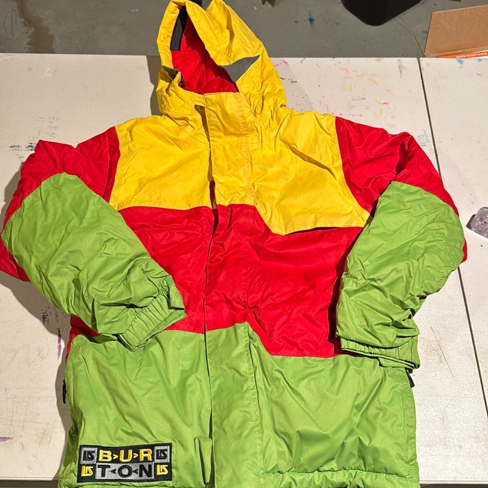 Burton Kids Jacket - Red, Yellow, Green